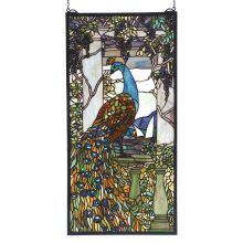 Stained Glass Tiffany Window from the Peacocks Collection
