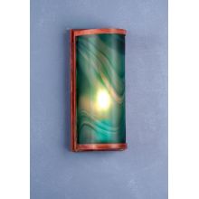 Metro 6" Wide ADA Compliant Single Light Wall Washer with Swirl Glass Shade