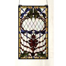 Stained Glass Tiffany Window from the Dragonflies Collection