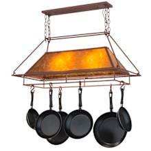 39" L Simple Mission Pot Rack