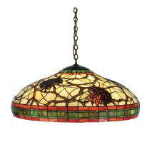 3 Light 22" Wide Pendant with Handmade Shade