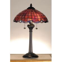 Vintage Stained Glass / Tiffany Table Lamp from the Elan Collection
