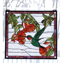 Stained Glass Tiffany Window from the Birds Collection
