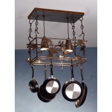 Oak Leaves Pot Rack