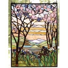 Stained Glass Tiffany Window from the Magnolia Collection