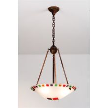  Three Light Bowl Pendant from the Metro Ceiling Collection