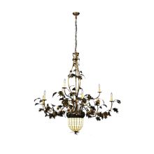 Eleven Light Up / Down Lighting Two Tier Chandelier from the Acorn Collection