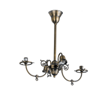 Revival Gas and Electric 4 Light 24" Wide Chandelier