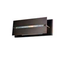 Moss Creek Single Light 16" Wide Bathroom Sconce with White Glass Shade - ADA Compliant