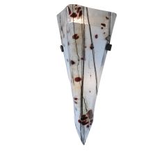 8" W Ramoscelli Fused Glass Wall Sconce