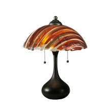 21" H Marina Fused Glass Table Lamp