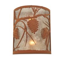 10" W Whispering Pines Wall Sconce