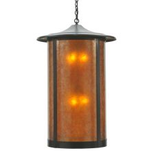 24" W Fulton Plain Lantern Pendant