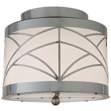 9" W Cilindro Deco Flush Mount Ceiling Fixture