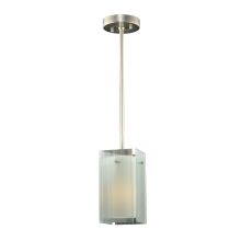 5" Square Quadrato Reeded Mini Pendant