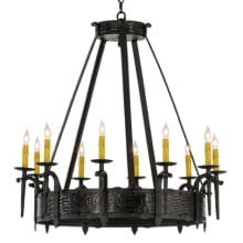 Costello 10 Light 35" Wide Taper Candle Style Chandelier