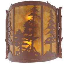 15" W Tall Pines Wall Sconce
