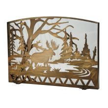 47" W X 38" H Moose Creek Arched Fireplace Screen