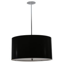 32" W Cilindro Black Paper Pendant