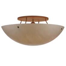 Artesia 8 Light 48" Wide Semi-Flush Bowl Ceiling Fixture - Earth Finish