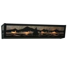 30" W Sailboat Mountain View Vanity Light