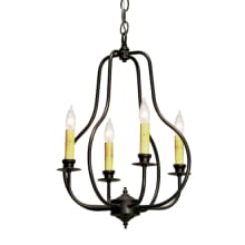 Epare 4 Light 15" Wide Taper Candle Style Chandelier