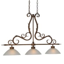 Zamora 3 Light 12" Wide Linear Pendant