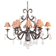 French Elegance 12 Light 48" Wide Crystal Chandelier