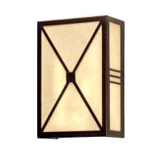 Whitewing 2 Light 12" Tall Wall Sconce