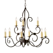 Clayton 9 Light 36" Wide Taper Candle Style Chandelier