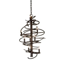 Cyclone 9 Light 18" Wide Taper Candle Style Chandelier