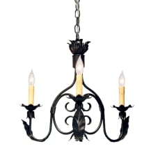 Elyce 3 Light 17" Wide Taper Candle Style Chandelier