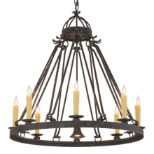 Lakeshore 36" Wide Taper Candle Style Chandelier