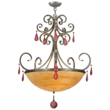 Jeri 4 Light 28" Wide Crystal Pendant