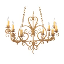 Kimberly 10 Light 17" Wide Taper Candle Style Chandelier