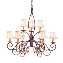 Grace 9 Light 36" Wide Chandelier