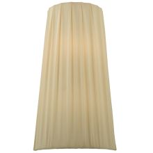 9" W Channell Tapered & Pleated Wall Sconce