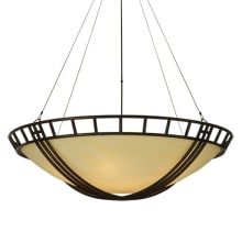 Flowing Cross 12 Light 60" Wide Pendant