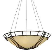 Flowing Cross 6 Light 48" Wide Pendant