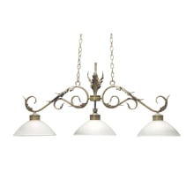 Orleans 3 Light 12" Wide Linear Pendant