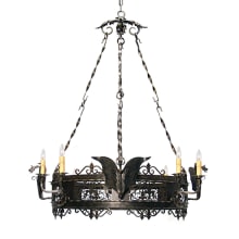 Dragone 8 Light 46" Wide Taper Candle Style Chandelier