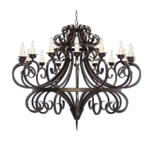 Symen 16 Light 60" Wide Taper Candle Style Chandelier