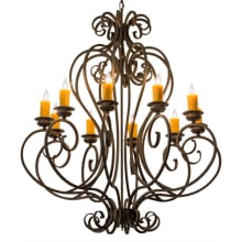 Fernando 10 Light 42" Wide Taper Candle Style Chandelier