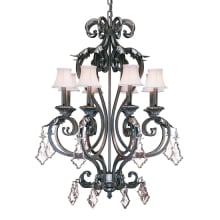 Josephine 8 Light 28" Wide Crystal Chandelier