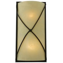 Aspen 2 Light 18" Tall Wall Sconce