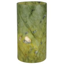 3.4" W X 6.5" H Jadestone Green Flat Top Candle Cover