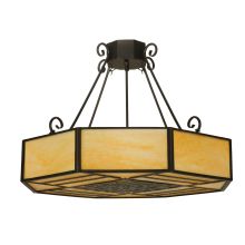 32.25" W Lakeside Semi-Flushmount Ceiling Fixture