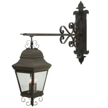 Monaco 3 Light 46" Tall Wall Sconce