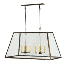 Ovation 8 Light 24" Wide Taper Candle Linear Pendant