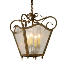 Terena 4 Light 22" Wide Taper Candle Pendant